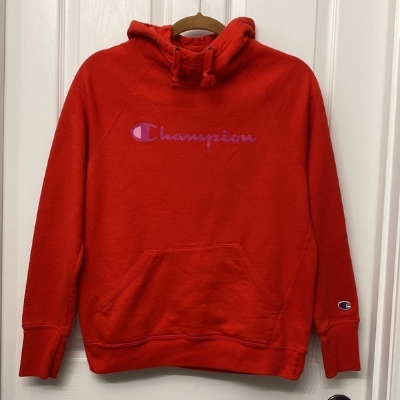 Champion Women’s Hoodie Red Medium - Picture 10 of 10